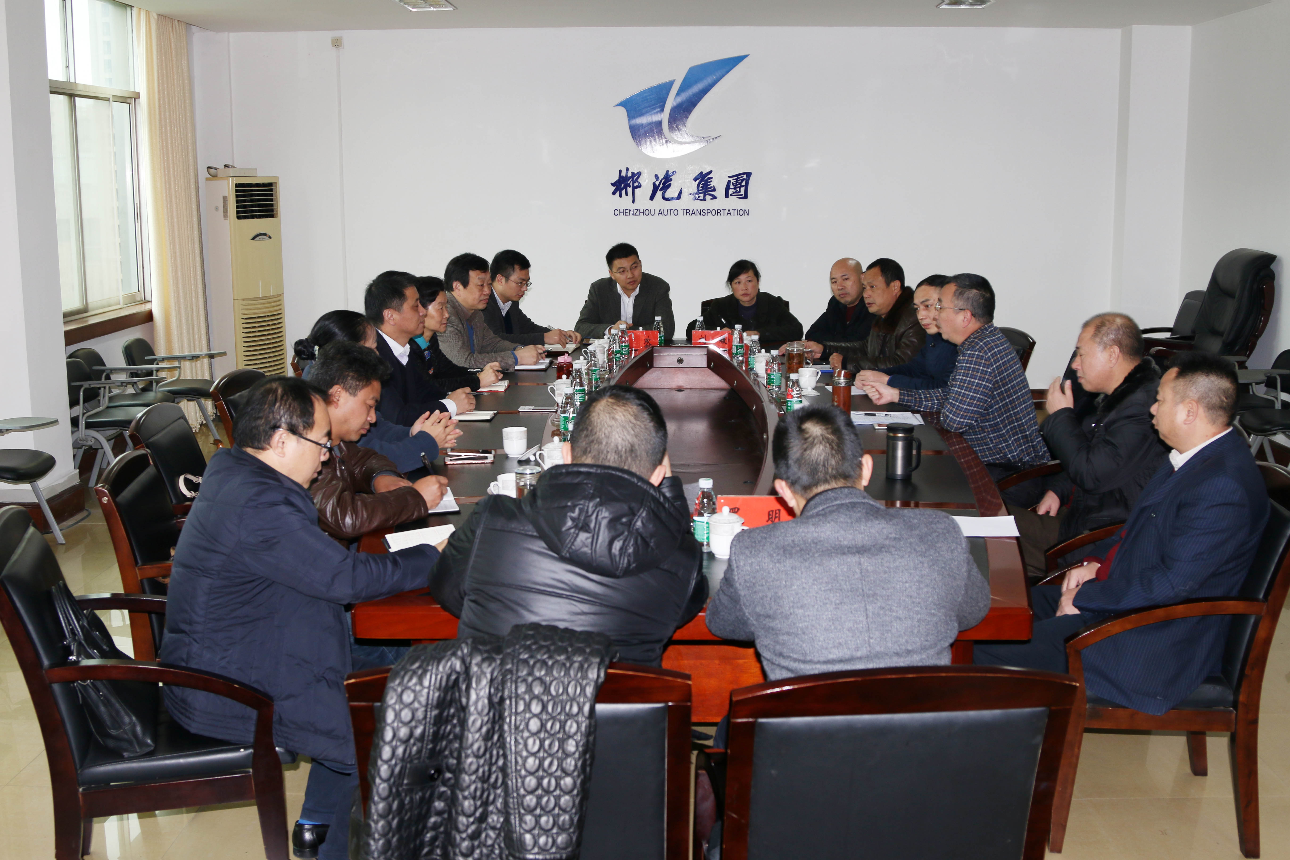 單建華、馬鳳萍一行來(lái)我司考察交流1